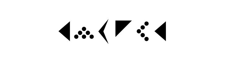 SimpleDirectionArrows  Free Fonts Download