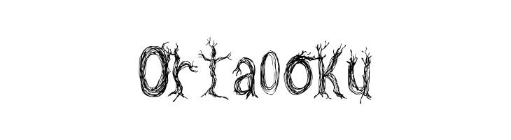 CF One Two Trees Regular  Free Fonts Download