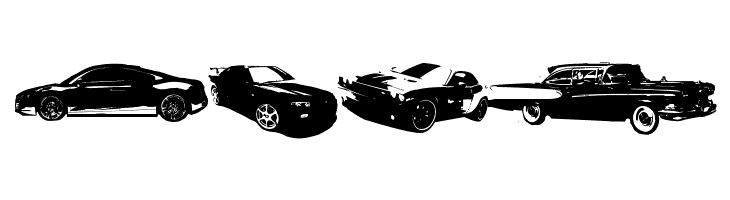 Famous Cars  Free Fonts Download