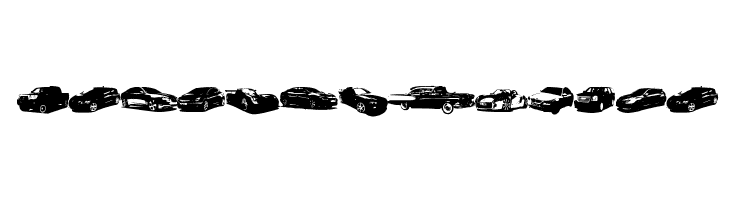 Famous Cars  Free Fonts Download