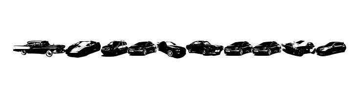 Famous Cars  Free Fonts Download