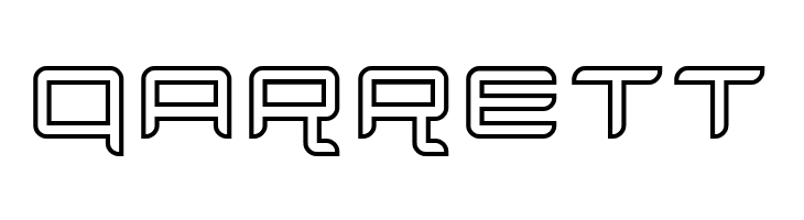 Quarx Outline  Free Fonts Download