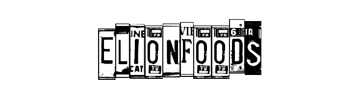 LicensePlates  Free Fonts Download