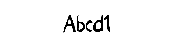 Abcd1 Grimace Font
