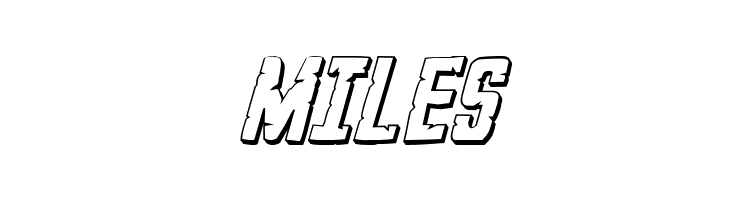 G.I. Incognito 3D Italic  Free Fonts Download