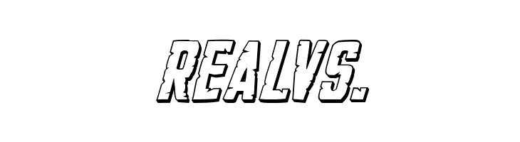 G.I. Incognito 3D Italic  Free Fonts Download