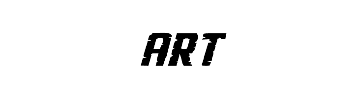 G.I. Incognito Squat Italic  Free Fonts Download