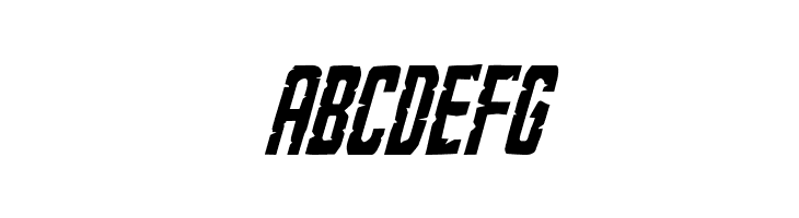 G.I. Incognito Condensed Italic  Free Fonts Download