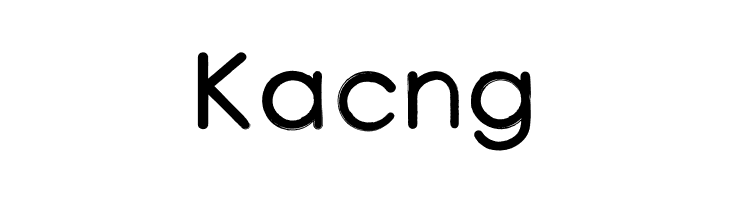 Kacng CoarseRounded Font