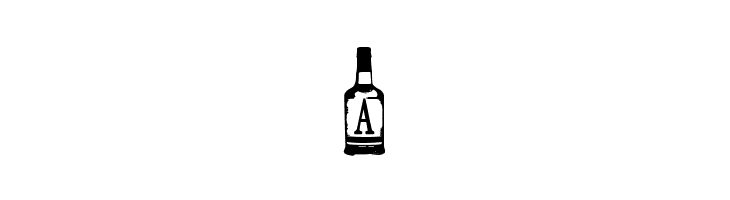 Whiskey Bottle  Free Fonts Download