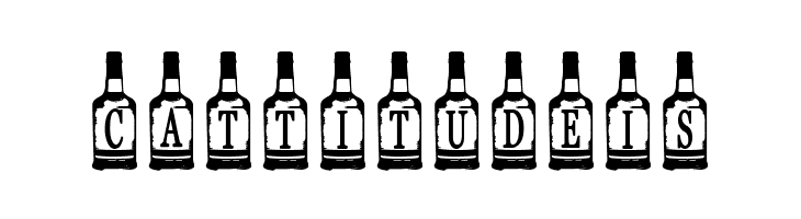 Whiskey Bottle  Free Fonts Download