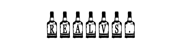 Whiskey Bottle  Free Fonts Download