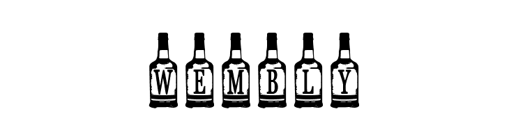 Whiskey Bottle  Free Fonts Download