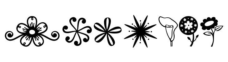 Janda Flower Doodles  Free Fonts Download