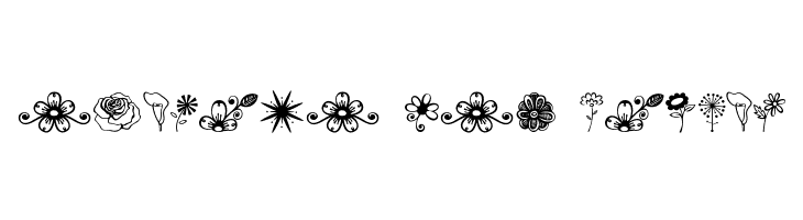 Janda Flower Doodles  Free Fonts Download