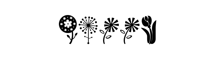 Janda Flower Doodles  Free Fonts Download