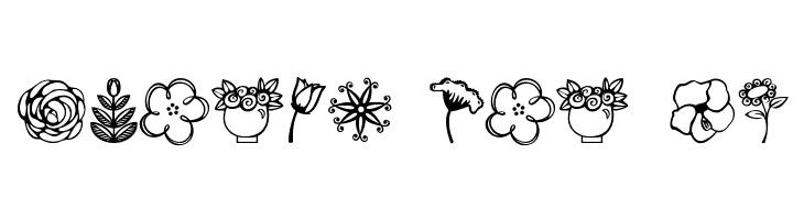 Janda Flower Doodles  Free Fonts Download