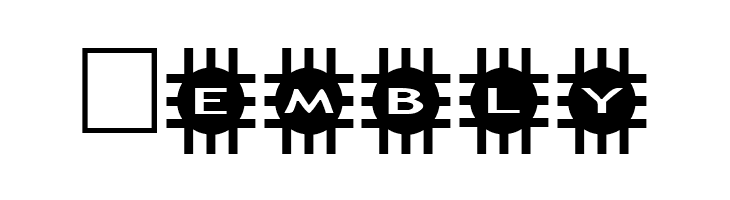 AlphaShapes grids  Free Fonts Download