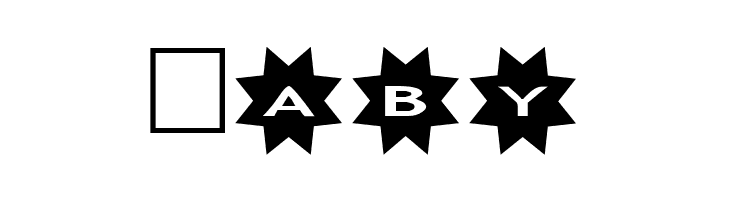 AlphaShapes stars 3  Free Fonts Download