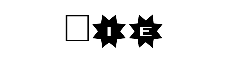 AlphaShapes stars 3  Free Fonts Download