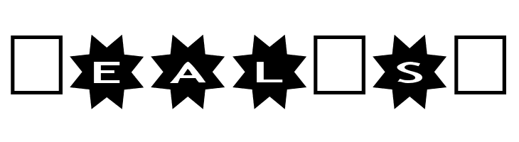 AlphaShapes stars 3  Free Fonts Download