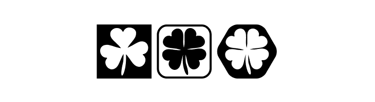 Clover Things  Free Fonts Download