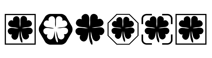 Clover Things  Free Fonts Download