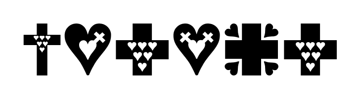 Crosses n Hearts  Free Fonts Download