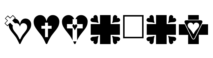 Crosses n Hearts  Free Fonts Download