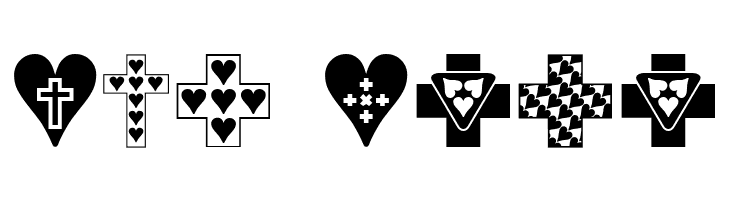 Crosses n Hearts  Free Fonts Download