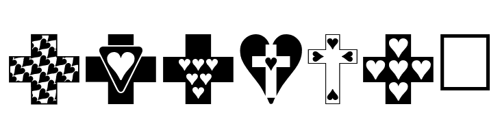 Crosses n Hearts  Free Fonts Download
