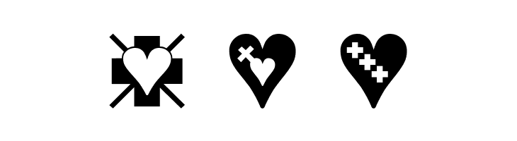 Crosses n Hearts  Free Fonts Download