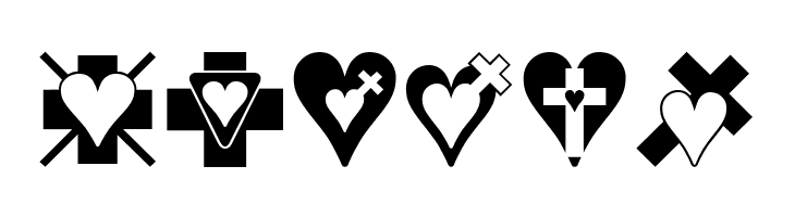 Crosses n Hearts  Free Fonts Download