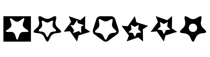 Stars for 3D FX  Free Fonts Download