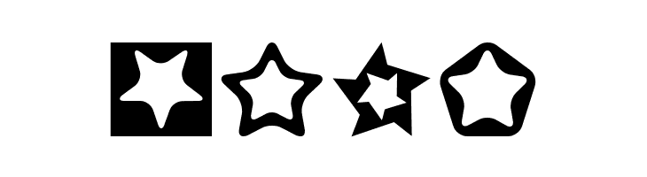 Stars for 3D FX  Free Fonts Download