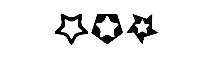 Stars for 3D FX  Free Fonts Download