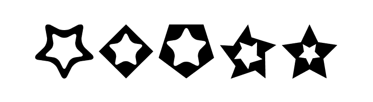 Stars for 3D FX  Free Fonts Download