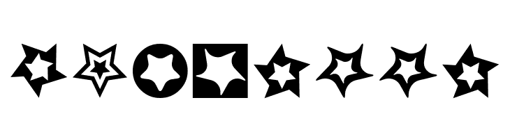 Stars for 3D FX  Free Fonts Download