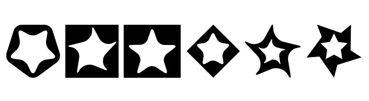 Stars for 3D FX  Free Fonts Download