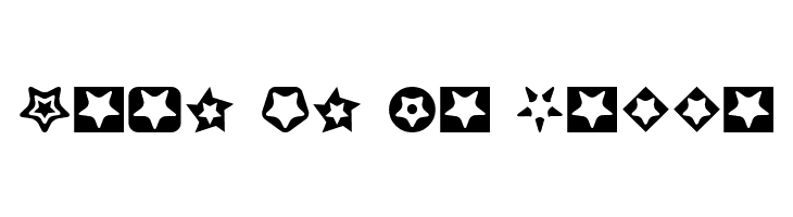 Stars for 3D FX  Free Fonts Download