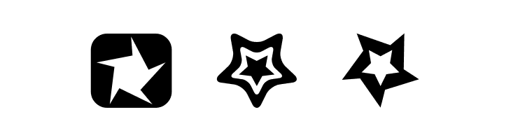 Stars for 3D FX  Free Fonts Download
