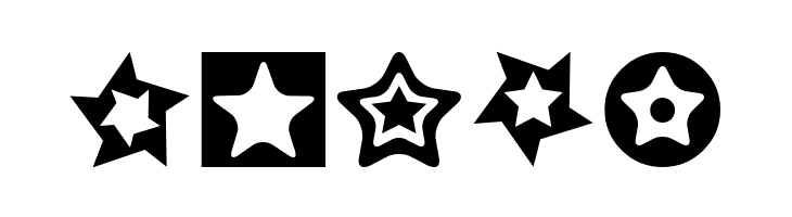 Stars for 3D FX  Free Fonts Download