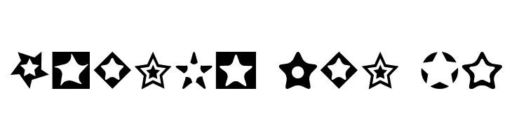 Stars for 3D FX  Free Fonts Download