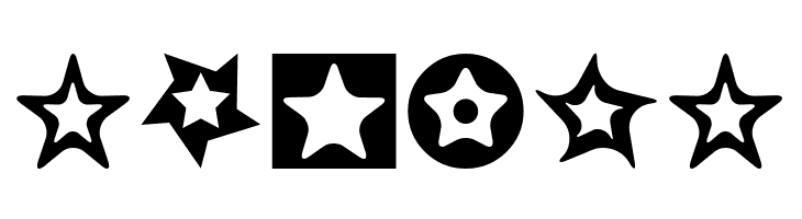 Stars for 3D FX  Free Fonts Download