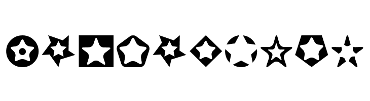 Stars for 3D FX  Free Fonts Download