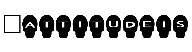 AlphaShapes skulls  Free Fonts Download