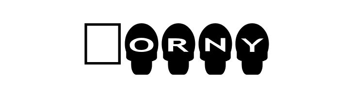 AlphaShapes skulls  Free Fonts Download