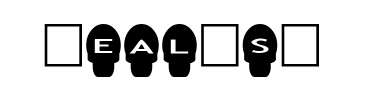 AlphaShapes skulls  Free Fonts Download