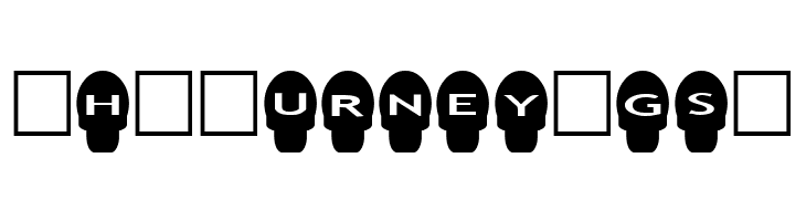 AlphaShapes skulls  Free Fonts Download