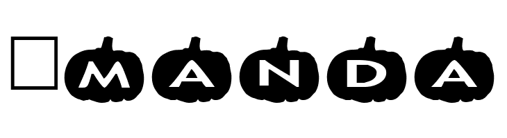 AlphaShapes pumpkins  Free Fonts Download